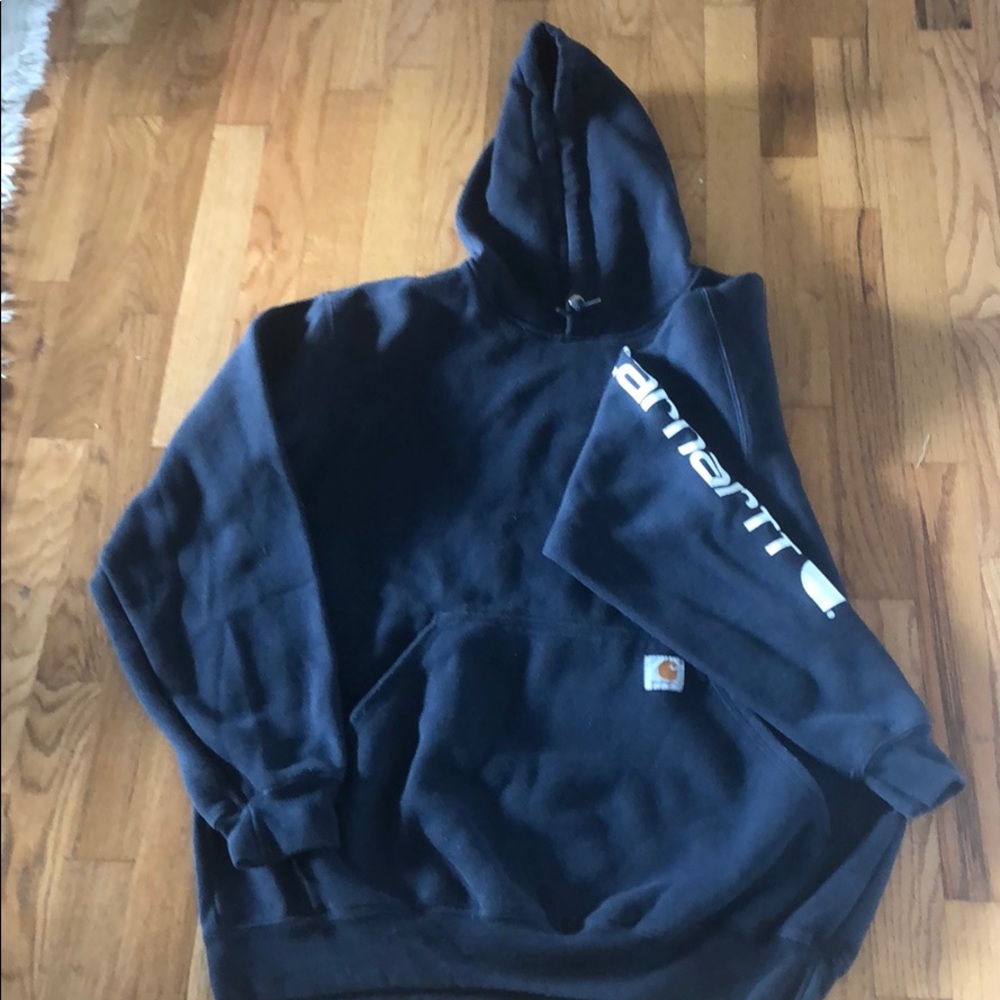 Navy blue Carhartt hoodie